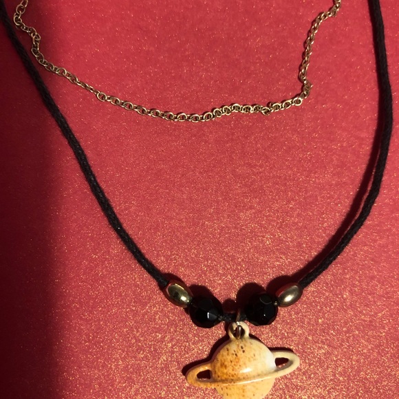 Boho Saturn Necklace - Picture 1 of 2